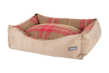 Load image into Gallery viewer, Buckingham Luxury Fabric Dog Bed in Beige