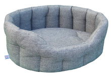 Load image into Gallery viewer, Oval Premium Dog Bed in Grey