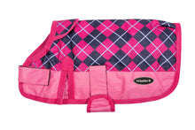 Load image into Gallery viewer, All Seasons Waterproof Dog Coat in Pink Check
