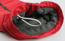 Load image into Gallery viewer, Fleece Lined Reflective Raincoat in Red