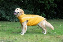 Load image into Gallery viewer, Fleece Lined Reflective Raincoat in Yellow