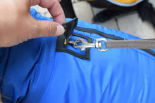 Load image into Gallery viewer, Fleece Lined Reflective Raincoat in Blue