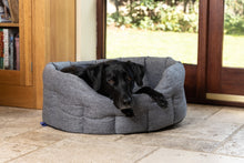 Load image into Gallery viewer, Oval Premium Dog Bed in Grey