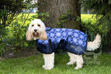 Load image into Gallery viewer, All Seasons Waterproof Dog Coat in Blue Check