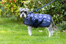 Load image into Gallery viewer, All Seasons Waterproof Dog Coat in Blue Check