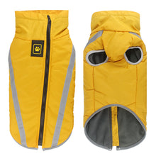 Load image into Gallery viewer, Fleece Lined Reflective Raincoat in Yellow