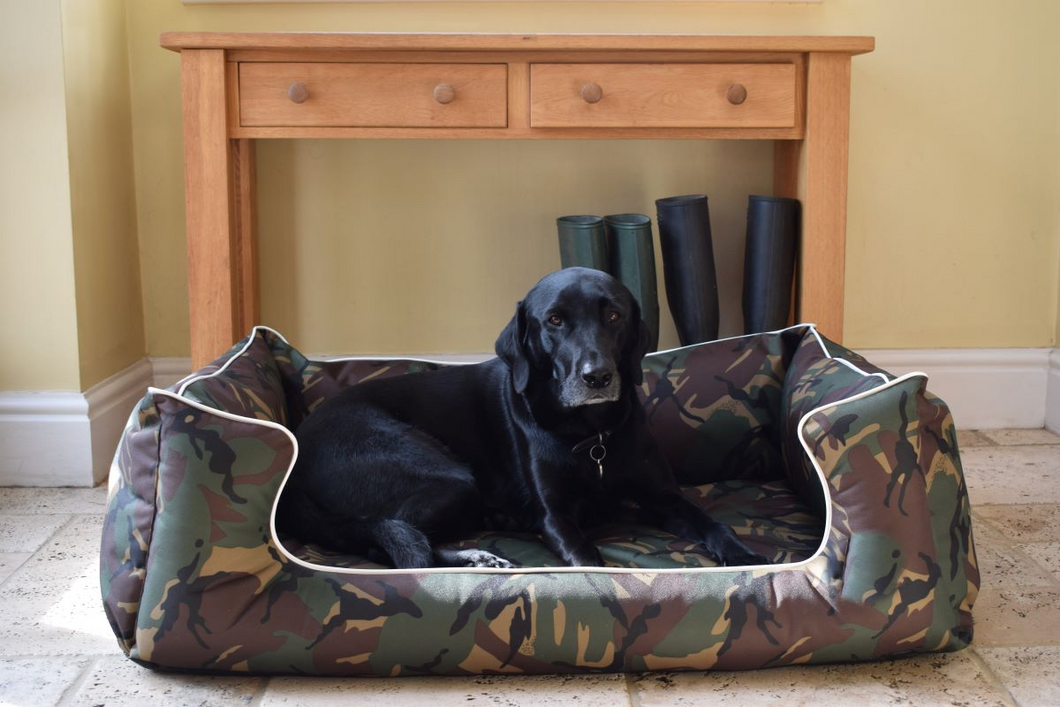 Ultimate Memory Foam Waterproof Dog Bed in Camo