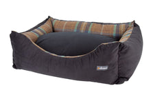 Load image into Gallery viewer, Buckingham Luxury Fabric Dog Bed in Black
