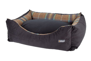 Buckingham Luxury Fabric Dog Bed in Black