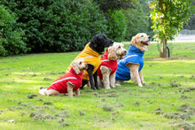 Load image into Gallery viewer, Fleece Lined Reflective Raincoat in Blue
