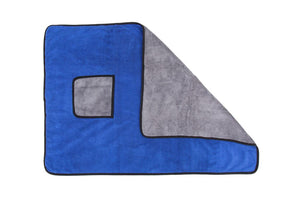 Microfibre Dog Towel with Hand Pockets